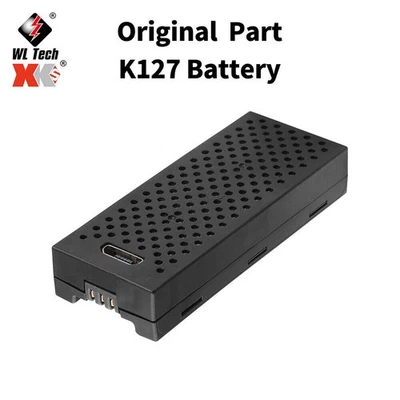 WLtoys XK K127 3.7V 400mAh 20C Battery  RC Helicopter Spare Parts K127.0010 - Image 1 of 4