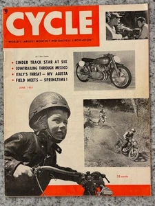 Cycle Magazine June 1951 – MV Agusta, Adventure Riding, Collectible Rare Vintage - Picture 1 of 24