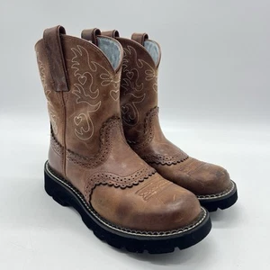 Ariat FatBaby Russet 14930 Western Saddle boots - Size 6.5 B - Picture 1 of 14