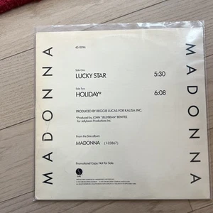 MADONNA Lucky Star/Holiday USA PROMO 12” 1983 USED VG+ SIRE RECORDS POP DANCE - Picture 1 of 4