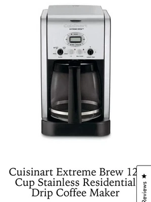 Cuisinart DCC-2650 12-Cup Extreme Brew Programmable Coffee Maker - Image 1 of 4