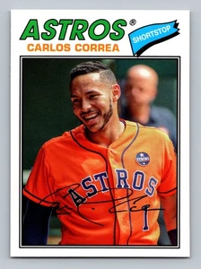 CARLOS CORREA 2018 TOPPS ARCHIVES ASTROS - Picture 1 of 2