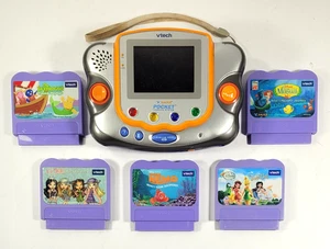 Vtech V.Smile Pocket Lernsystem Konsole & 5 Spiele FÜR TEILE FUNKTIONIERT NICHT - Bild 1 von 15