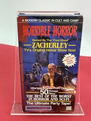 Horrible Horror Hosted By Zacherley (VHS, 1986)  Pre Owned - Image 1 of 4