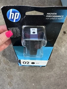 New Genuine HP 02 Black Ink Cartridge (CB283W) - Sealed - Picture 1 of 8