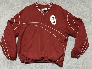 Giacca Pullover Vintage 58 Sport Oklahoma Sooners XL Ricamato Calcio Allenatore - Foto 1 di 15