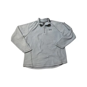 Under Armour Pullover Herren XL locker Langarm 1/4 Zip babyblau - Bild 1 von 5