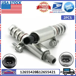 For Malibu Verano Chevy Camshaft Position Solenoid Valve 2PCS 12655420 12655421 - Picture 1 of 12