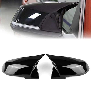 Tapas de cubierta de espejo retrovisor estilo M3 negro brillante para BMW Serie 3 F30 F32 F36 X1 M2 - Imagen 1 de 9
