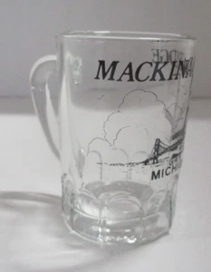 Mackinac Bridge Michigan Mug Style Shot Glass - Picture 1 of 3