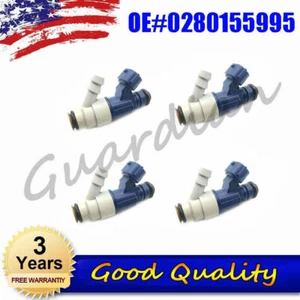 4PCS Fuel Injector 0280155995 For VOLKSWAGEN JETTA 2001-2005 GOLF 2000-03 BEETLE - Picture 1 of 10