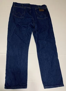 Wrangler Jeans Men Size 38x30 47 MWZ Regular Fit Denim Cowboy Work Pants - Picture 1 of 5