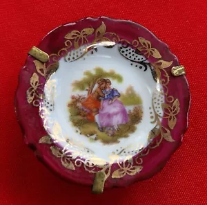 Limoges Porcelain Miniature Plate - Picture 1 of 3
