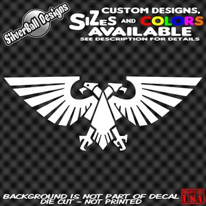 Aquilla Imperium Custom Vinyl Decal Sticker car truck window Warhammer 40K d&d - Picture 1 of 1