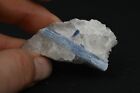 Cristaux de Cyanite sur quartz 32g disthne Specimen minerale de collection