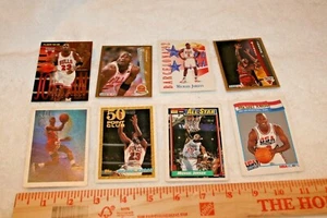 8 tarjetas Michael Jorden Fleer 92 Topps forma OK - Imagen 1 de 10