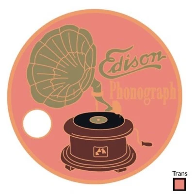 FONÓGRAFO EDISON BERLINGER - RARO EDICIÓN LIMITADA PATHTAG - transmisión en cobre NUEVO - Imagen 1 de 4