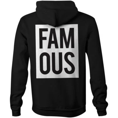 Nuevo Famous Stars & Straps en Caja Sudadera Negro Grande Limited Liberación - Imagen 1 de 2