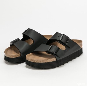 black birkenstock platform