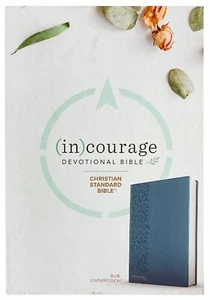 Holman CSB (In) Courage Bible; 2018; Blue; Leather Soft; 9 Point - Imagen 1 de 8