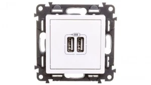 VALENA LIFE Ladegerät mit 2xUSB-Buchse weiß 753112 - Picture 1 of 1