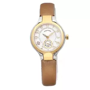 Philip Stein Classic Mini Two Tone Silver Dial Ladies Quartz Watch 44TG-FMOP - Picture 1 of 3