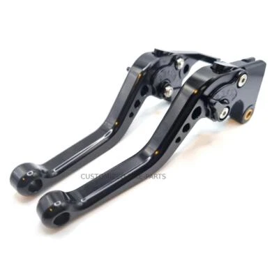 Short Black Clutch & Brake Levers For Yamaha FJ-09 / MT-09 Tracer 2015-2020 - Image 1 of 3
