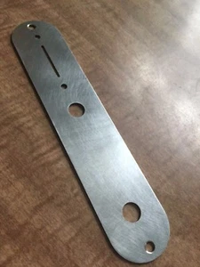 Fender Telecaster Control Plate Swirl Brushed Stainless Steel USA/Mexican Tele - Picture 1 of 4