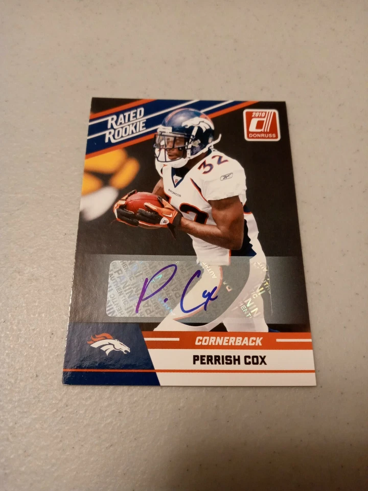 PEREISH COX 2010 PANINI DONRUSS Autograph Auto - Image 1 of 1