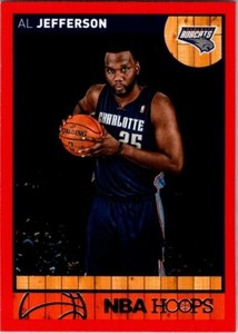 2013-14 Panini Hoops #221 Al Jefferson Red Border Bobcats