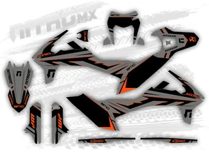 NitroMX Graphic Kit for KTM SMC-R 690 2019 2020 2021 2022 Supermoto Decals - Picture 1 of 1