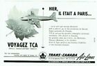 publicit&#233; Advertising 0721 1953  Trans Canada compagnie a&#233;rienne TCA  Airlines