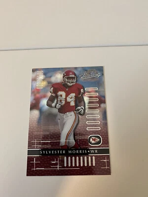 2001 PLAYOFF ABSOLUTE MEMORABILIA SYLVESTER MORRIS #44 KANSAS CITY CHIEFS  - Image 1 of 2