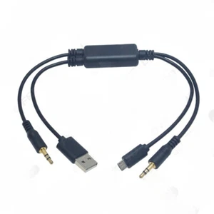 Suitable for BMW AUX cable mini iPhone5 5s USB car Apple audio charging cable - Picture 1 of 4