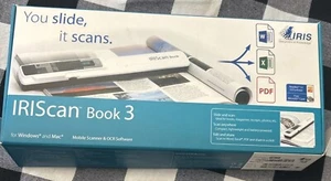 IRIScan Book 3 Portable 900 dpi Color Scanner New In Box - Picture 1 of 5