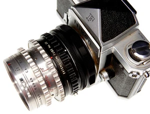 Adapter w/ Focusing Helicoid for Hasselblad 1600F,1000F Lens to Nikon SLR Body - Picture 1 of 10