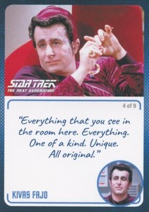 Star Trek TNG Archives & Inscriptions #52 Kivas Fajo 4 of 9