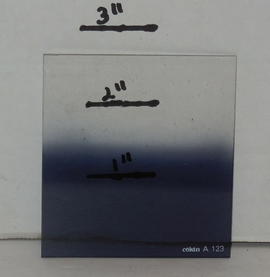 Cokin A 198 Gradual Graduated Blue B2 A123  Lens Filter Made in France  - Image 1 of 1
