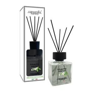 Diffusore ambienti CUBO 500ML con bastoncini Muschio Bianco CAMOMILLA TORINO - Foto 1 di 1