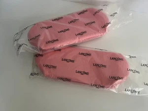 2 Lancome Lancôme Pink Cosmetic Bag Makeup Bag Travel Toiletry Bag New - Picture 1 of 4