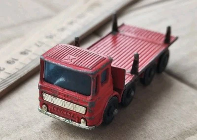 Camion pipe vintage retrò per auto, Lesney, Inghilterra, cabina Ergomatic, pi... - Immagine 1 di 4