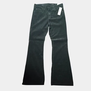 AG Adriano Goldschmied Farrah High Rise Boot Cut Cordhose Grün 32X32 Neu mit Etikett - Bild 1 von 12