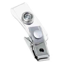 Clip porta insignia identificación 200ct GBC transparente 1122897 - Imagen 1 de 2