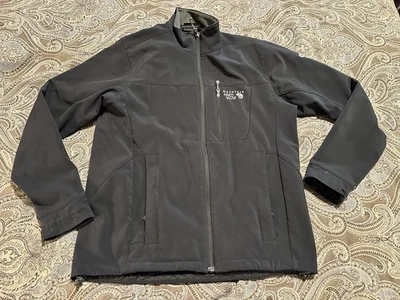 Chaqueta Mountain Hardwear Para Hombre Cremallera Completa Talla M Negra Polar Exterior Bolsillos con Cremallera Foto 1 de 4