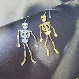 Silicone Skull Skeleton Pendant Mold Epoxy Resin Mould DIY Jewelry Making ToBJF - Picture 1 of 7