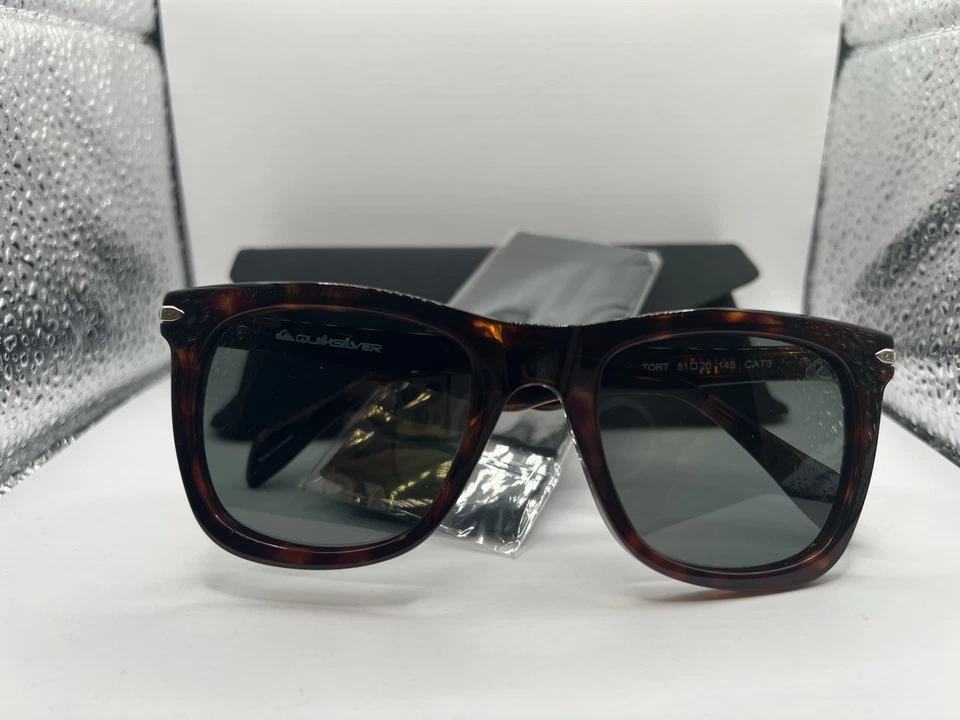 Nuevas gafas de sol Quicksilver para hombre QS4018 Tort polarizadas gris estuche de lentes incluido Foto 1 de 4