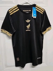 Mexico 2025/26 Black Special Souvenir Soccer Jersey Slim Fit FAN VERSION SIZE S - Picture 1 of 4
