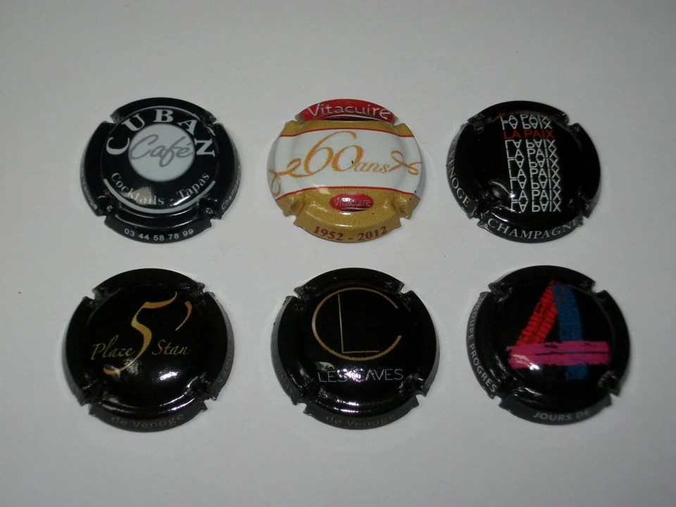 Capsules de champagne DE VENOGE   (ref 282 -  120 - 227c - 227b - 238 - 176 ) - Photo 1/1