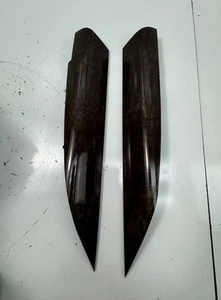 15-20 CHEVROLET SUBURBAN CONSOLE LH&RH SIDE UPPER WOOD GRAIN BEZEL MOLDING OEM - Picture 1 of 3