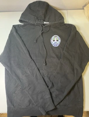 DGK Dirty Ghetto Kids Pullover Graphic Hoodie Trippin Black Used Men's Small  - Image 1 of 4